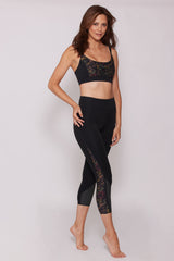 Fearless vintage floral crop legging