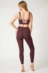 Desire Full Length Legging Deep Burgundy