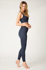 Inspiration full length legging in Navy/Black