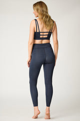 Inspiration full length legging in Navy/Black