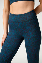 Inspiration full length legging in Teal/Black