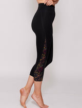 Fearless vintage floral crop legging