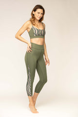 Journey Cropped Legging Olive