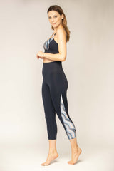 Journey Cropped Legging Total Eclipse