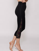 Fearless Vintage Floral Crop Legging